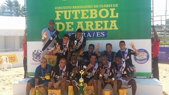 Vasco é o campeão da etapa do Espírito Santo do Circuito Brasileiro de Clubes de Beach Soccer
