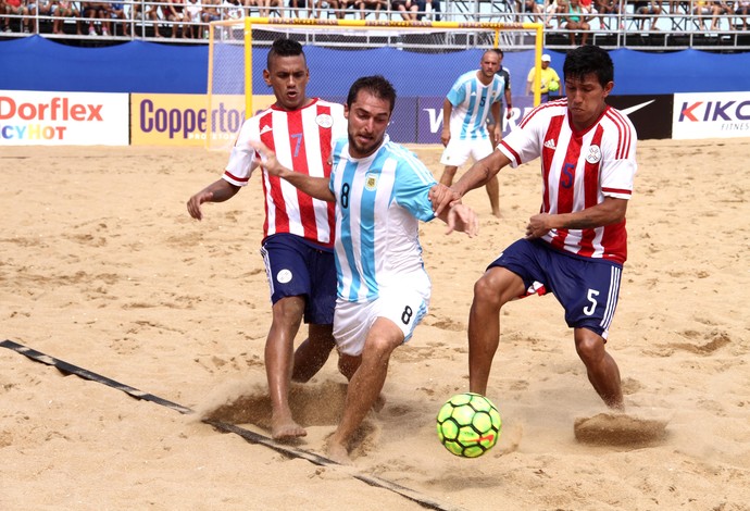 Paraguai bateu a Argentina no Sul-Americano de beach soccer