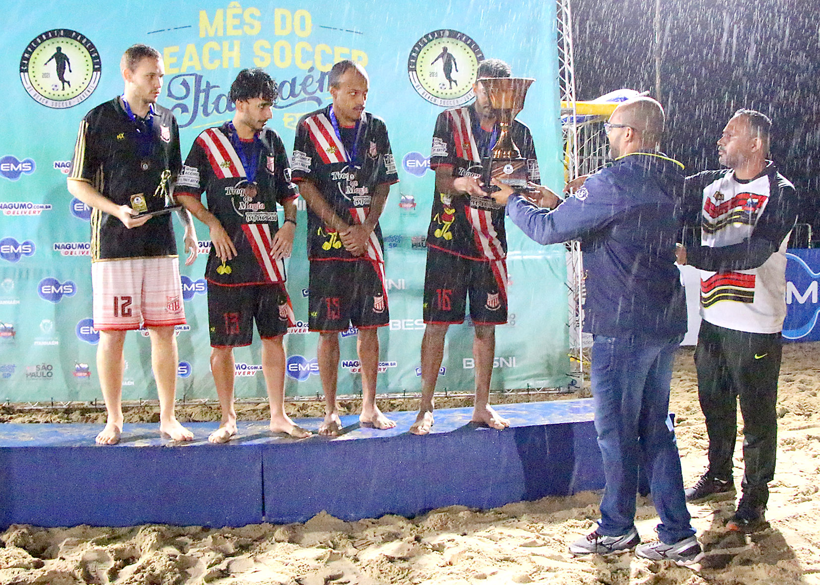 Lapa Beach Soccer terminou o campeonato em terceiro lugar