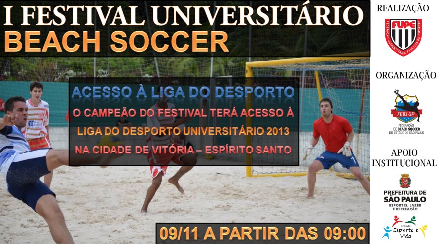 I Festival Universitário de Beach Soccer